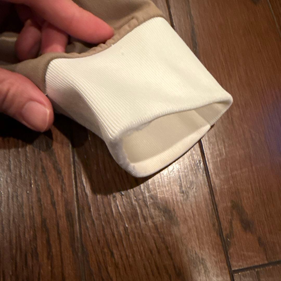 しゅうMaison Kitsuné Golf 長袖ポロシャツ ベージュ