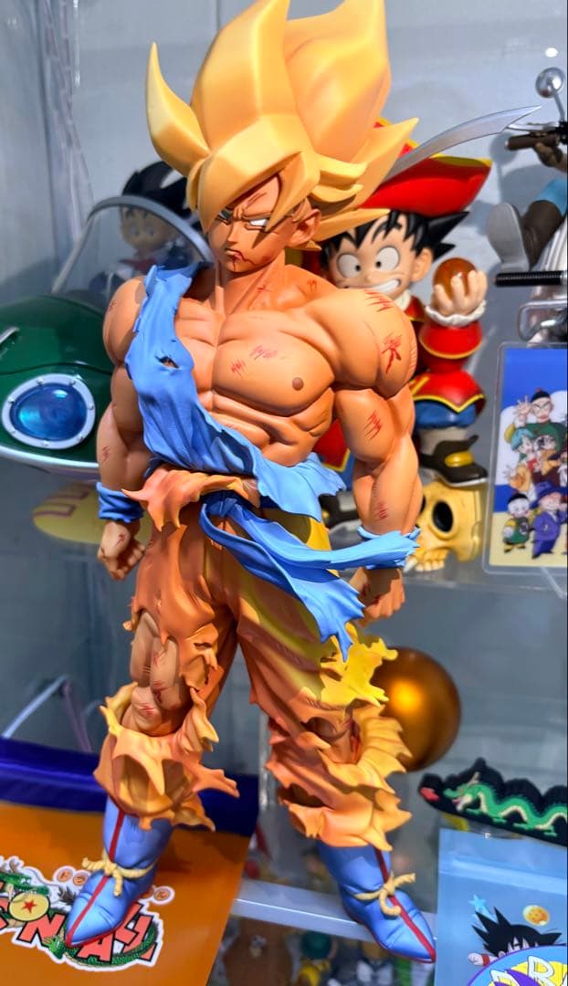 ドラゴンボールSMSP サイズ 伝説の超サイヤ人 孫悟空リペイント 二次元彩色2