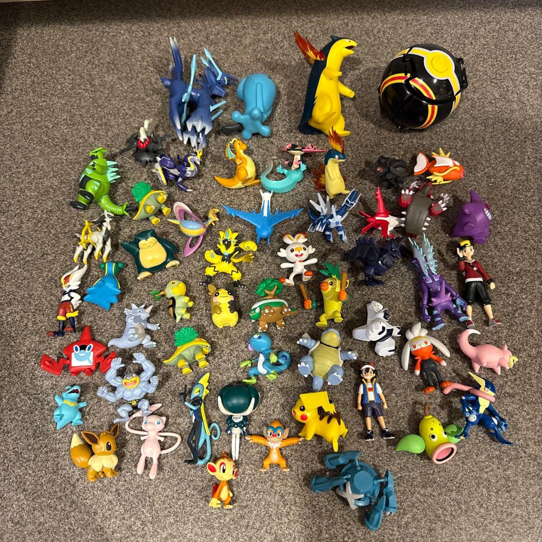 モンコレ　ポケモンフィギュアセット 52体 ポケデルゼ1個　TOMY 断捨離品