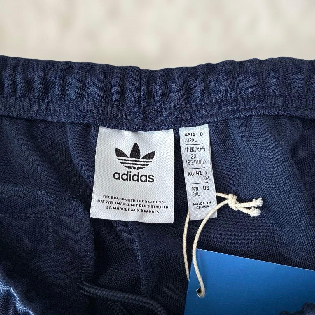 ✨新品 アディダス トラックパンツ ジャージ ネイビー ファイヤーバード 刺繍