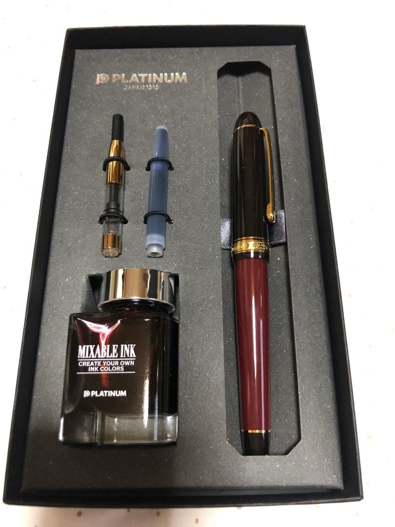 PLATINUM #3776 CENTURY 万年筆 コーヒーゼリー色