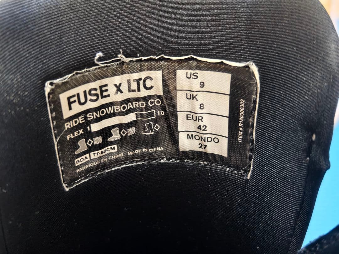 RIDE FUSExLTCコラボモデル 27cm