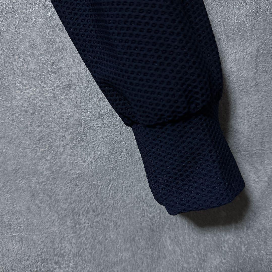 mutaMARINE ムータマリン バックロゴ メッシュ ジップ パーカー 長袖