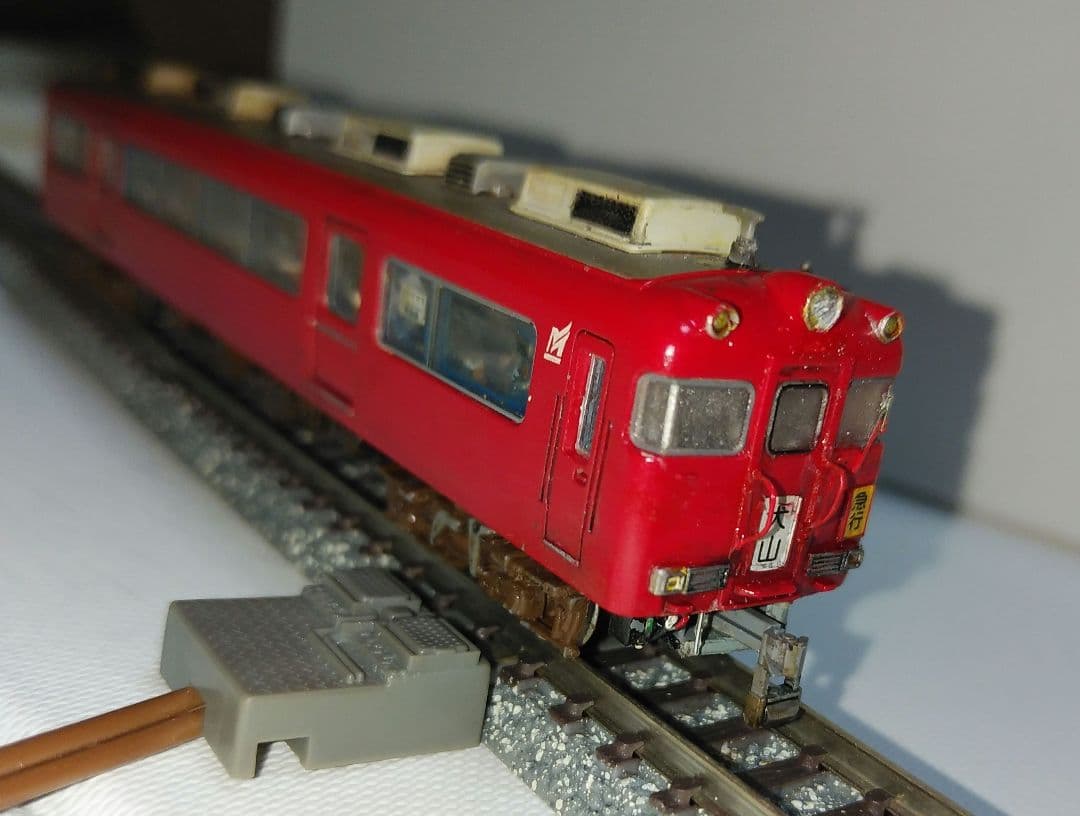ウィンダー様鉄コレ　名鉄7700系Ｎ化済み及び各部汚し加工、デティールアップ仕様