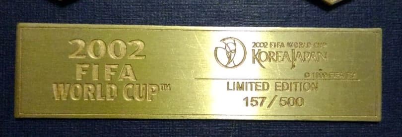 2002年 FIFA 日韓ワールドカップ 記念ピンバッジセット 限定品　額
