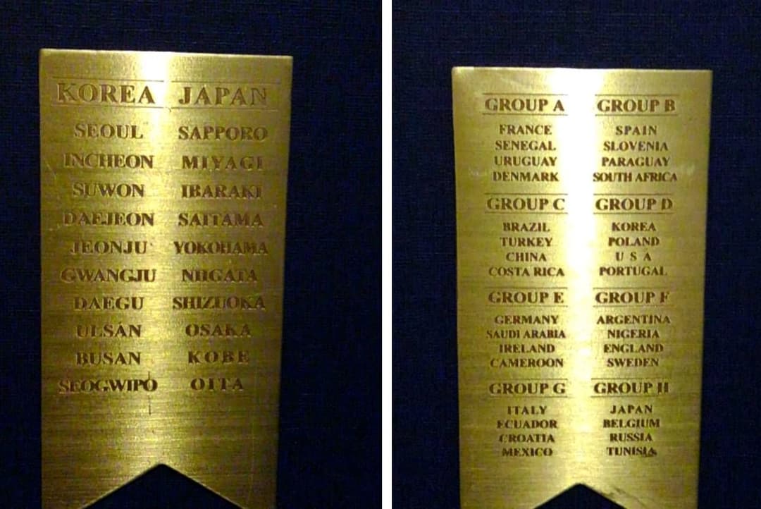 2002年 FIFA 日韓ワールドカップ 記念ピンバッジセット 限定品　額