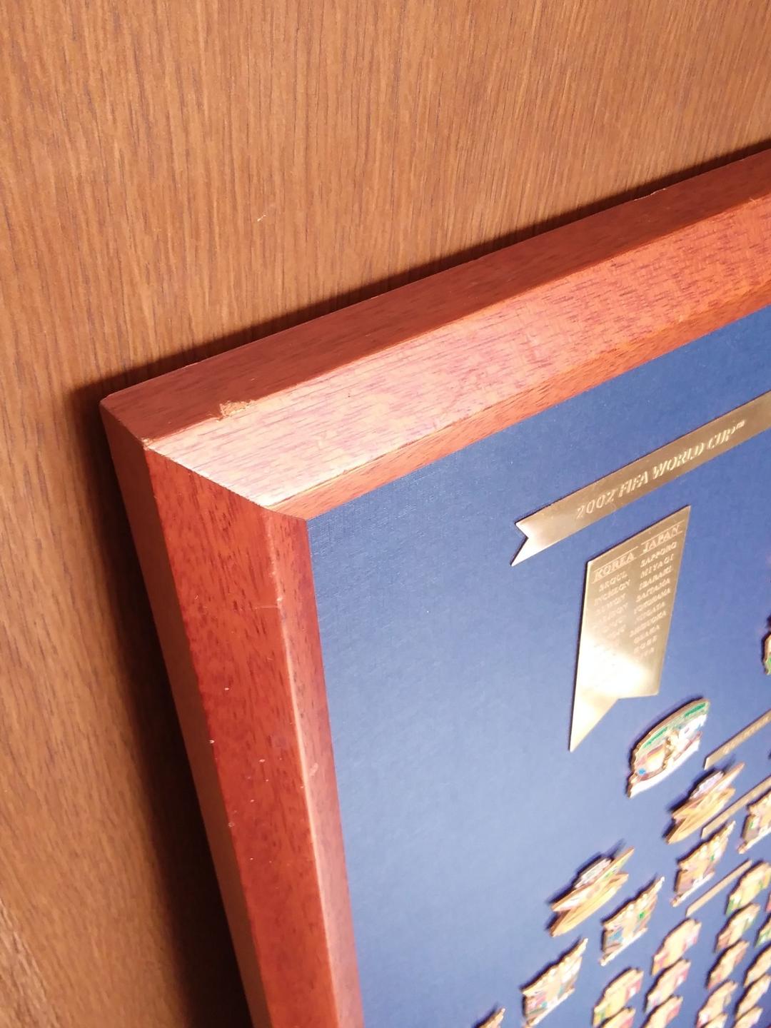 2002年 FIFA 日韓ワールドカップ 記念ピンバッジセット 限定品　額