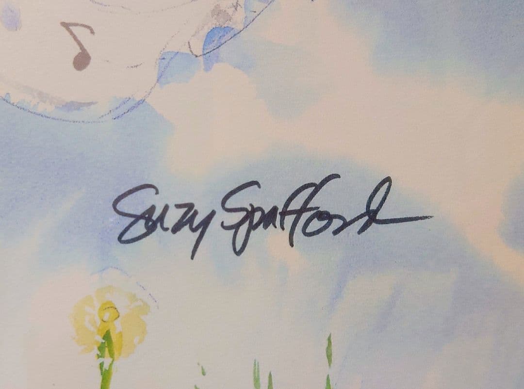 Suzy’s Zoo スージーズー 作者直筆サイン入りポスター 木製フレーム付