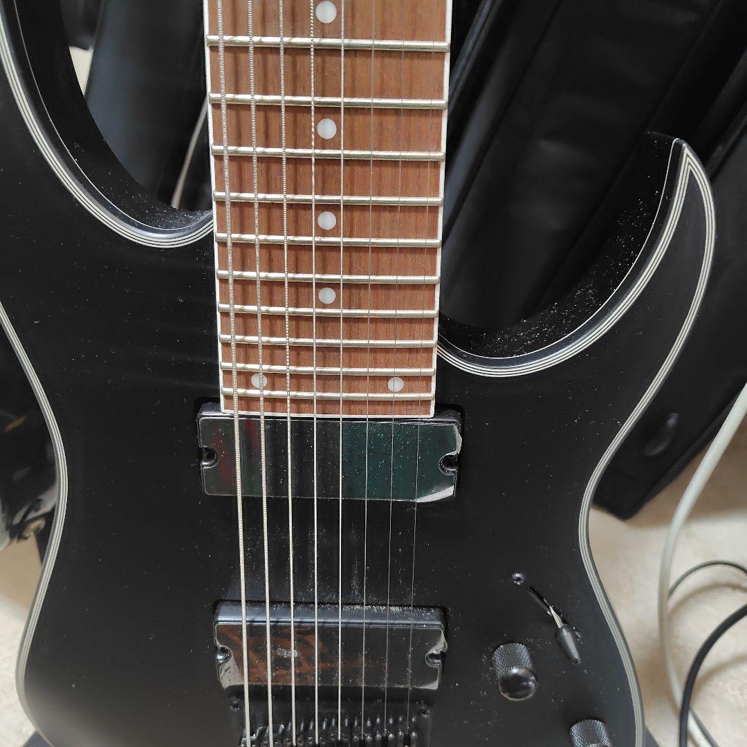 Ibanez8弦 エレキギター ブラック 24フレット