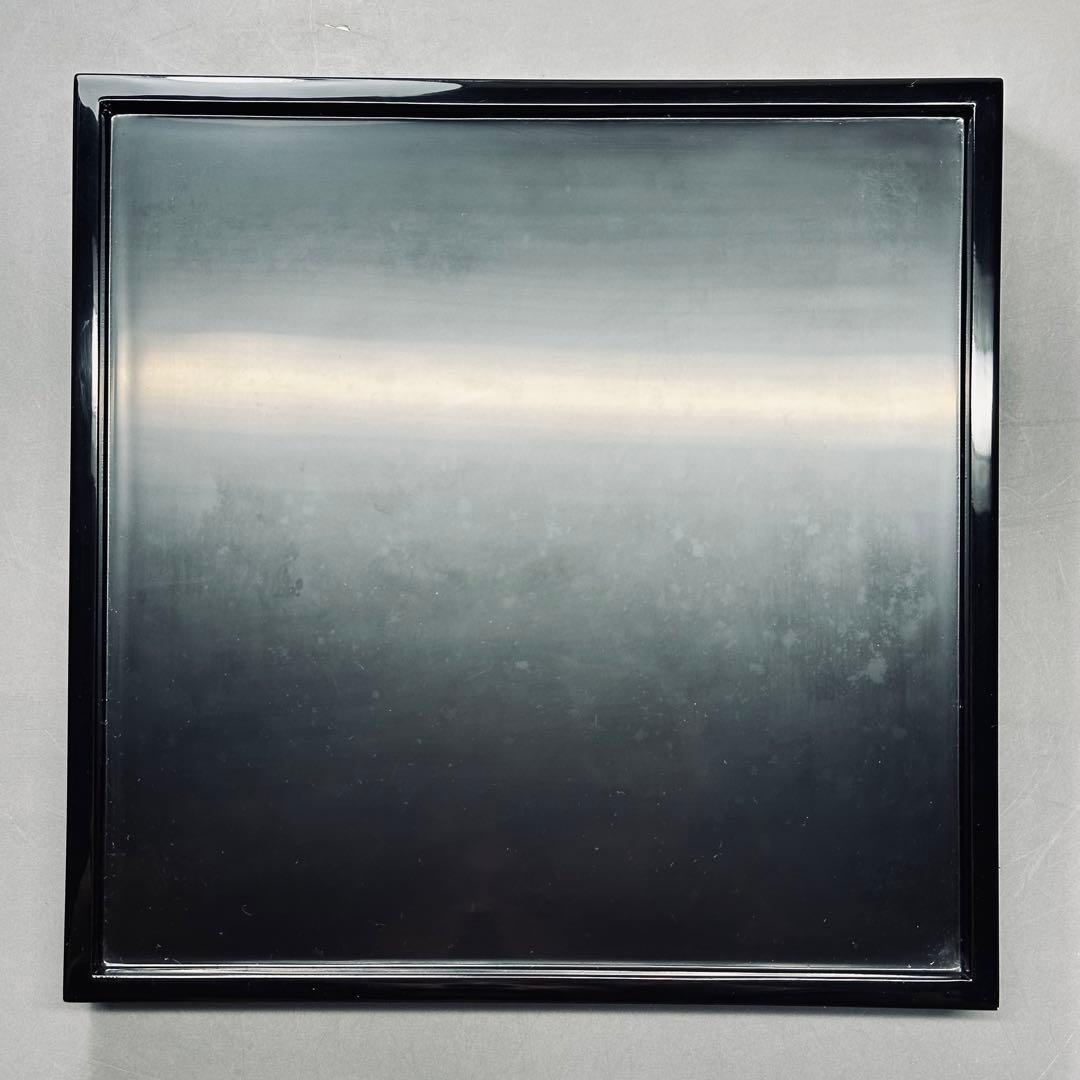 a352 送料無料 輪島塗 巨匠 三谷吾一作 千羽鶴 沈金 三段重 在銘 共箱