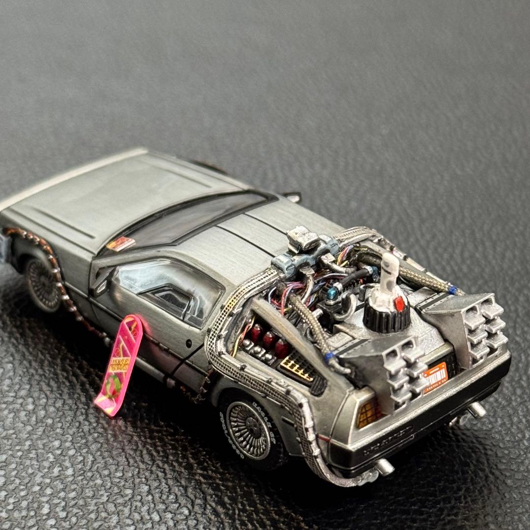 デロリアン Ⅱ カスタム品 1/64 MJモデル バックトゥザフューチャー