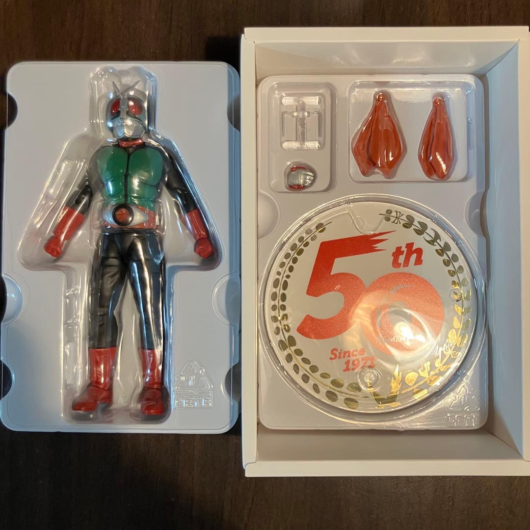真骨彫 仮面ライダー 新1号 新2号 50th アクリルロゴ フィギュアーツ