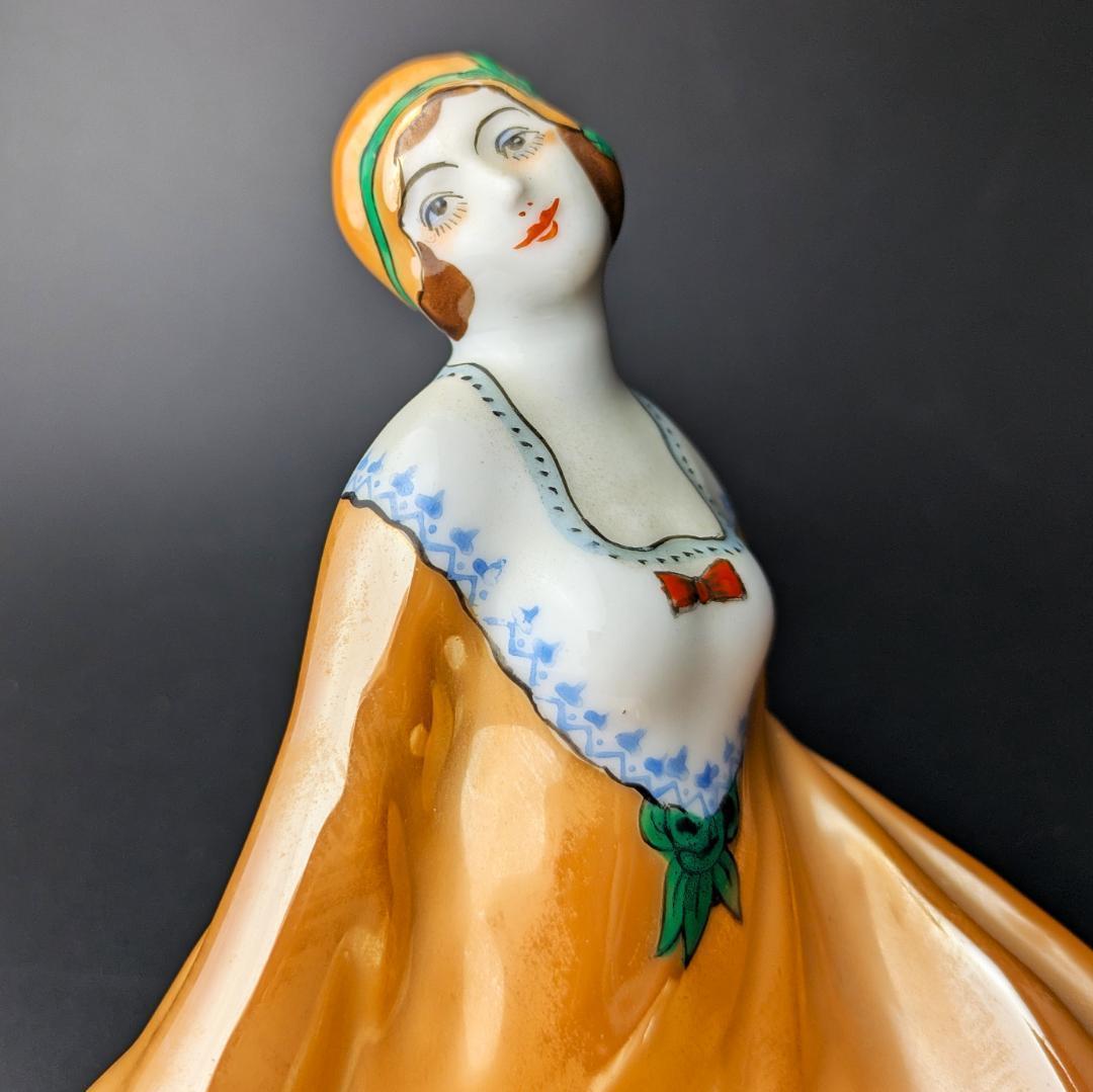 1918年頃オールドノリタケ デコレディ ラスター彩 アールデコ M-JAPAN