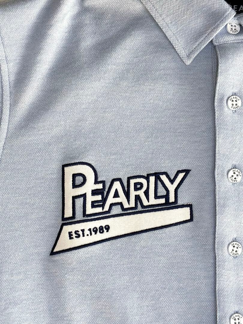 パーリーゲイツ ストレッチカノコ スムースピーチ長袖ポロシャツ（SAX／4）