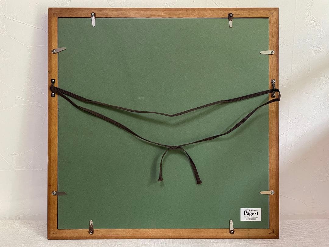 NANCY B ROBERTS　額縁　扉　裏庭