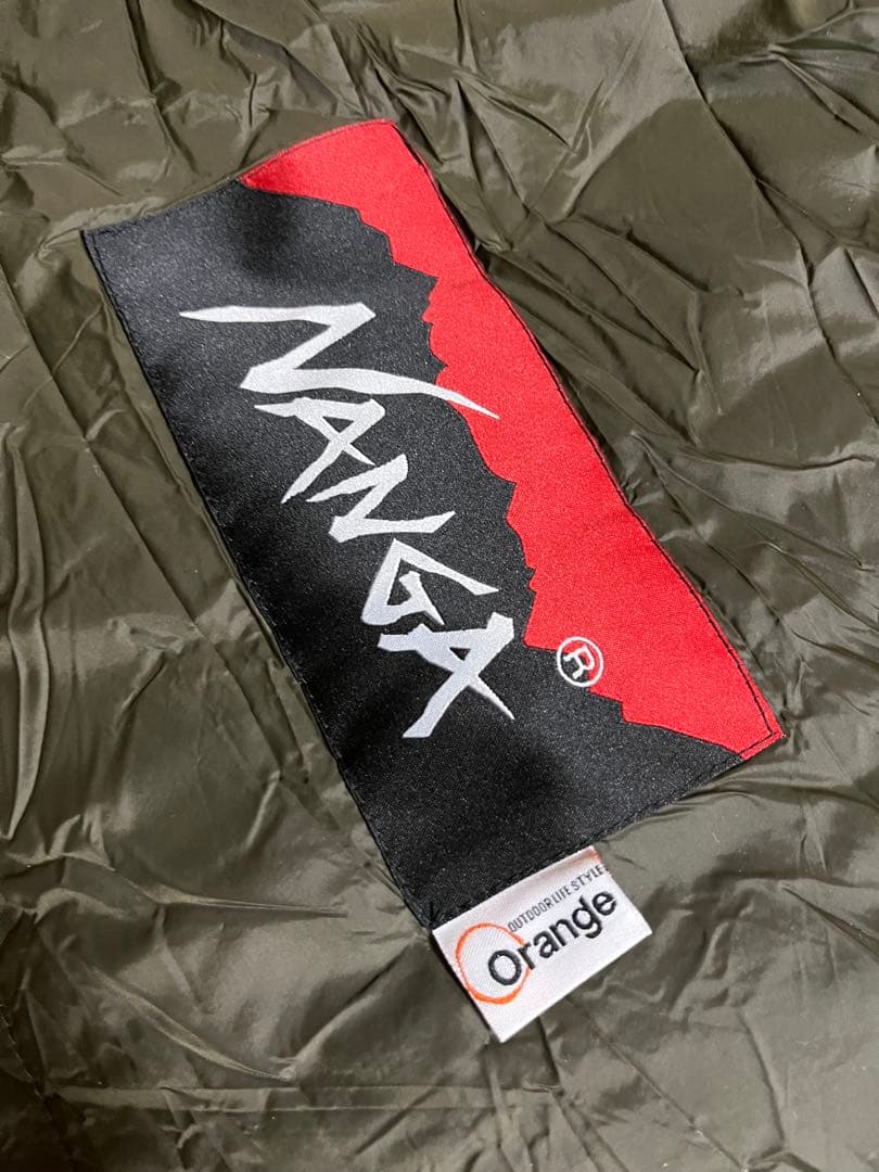 美品❗️ナンガorange別注 アルピニスト800オリーブ