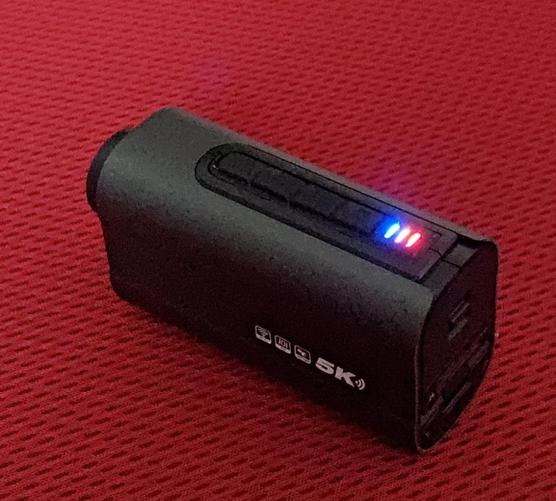 アクションカメラ 3台セット 5K/30FPSドライブレコーダー ケース付き 他