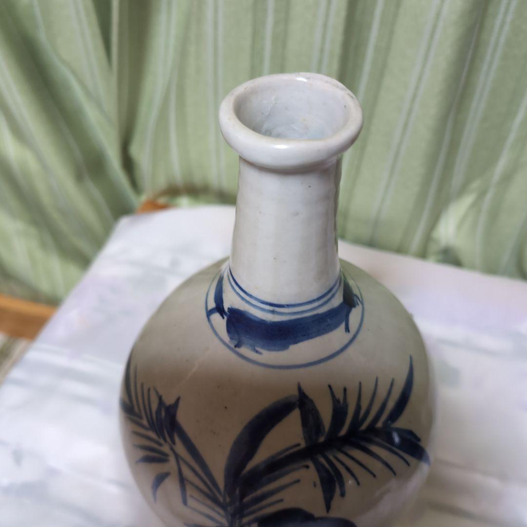 古伊万里、笹徳利、微塵徳利、松竹唐草模様徳利３点セツト