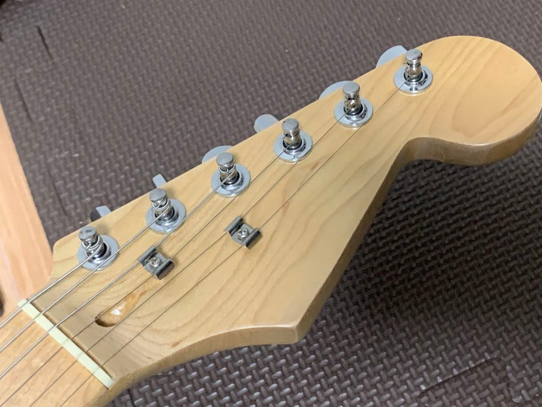 メーカー不明 ストラトキャスター メイプル指板 st 黒 ブラック ストラト