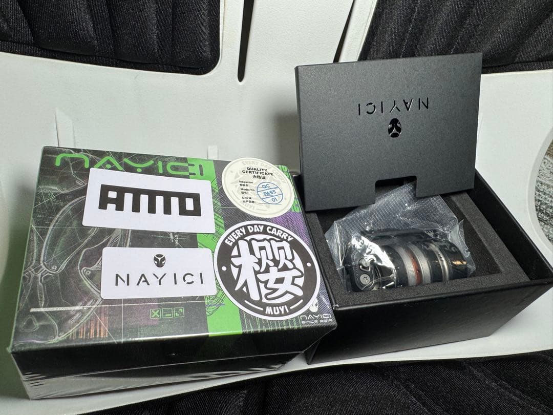 Muyi NAYICI DEMOMANフィジェットトイEDC チタン製
