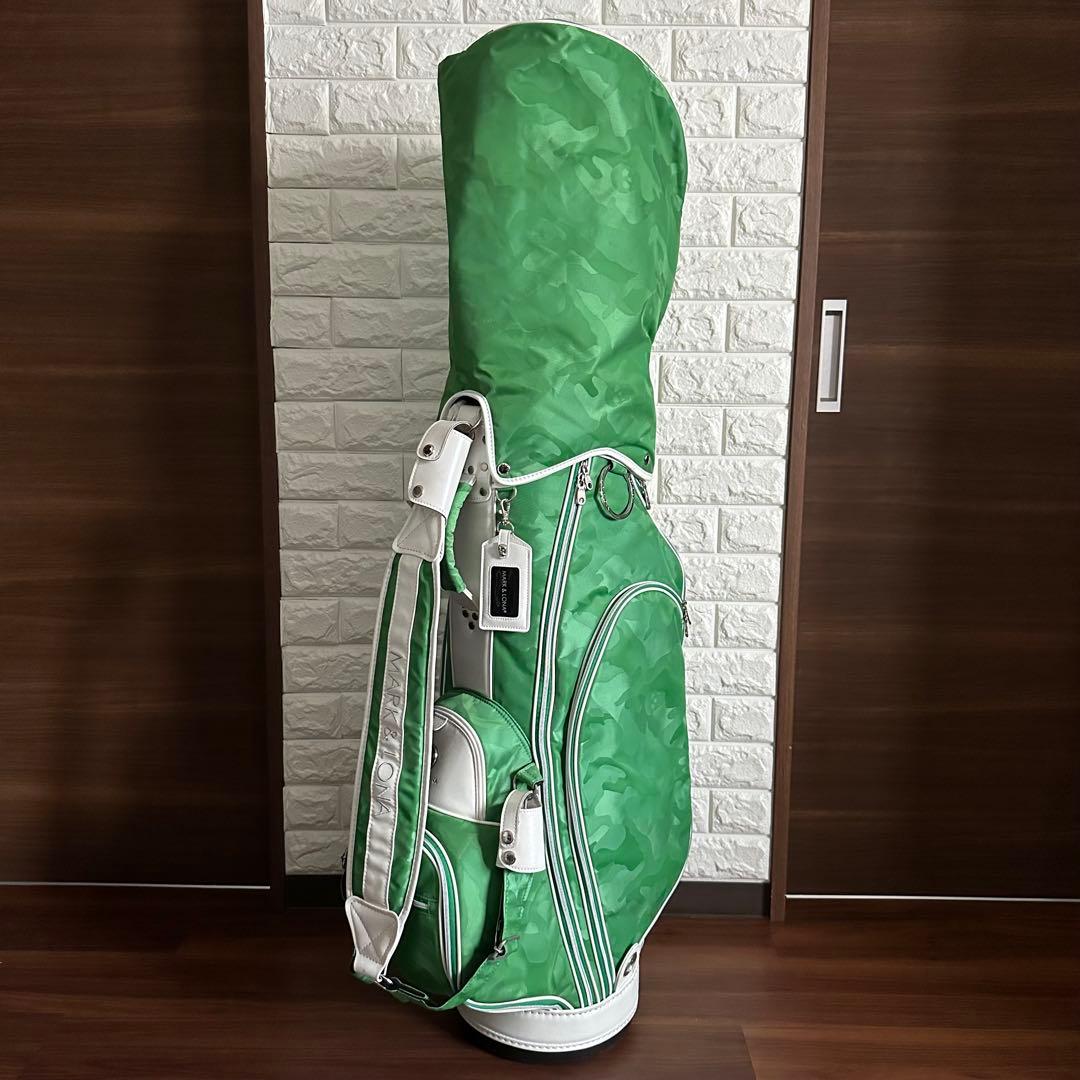 希少 美品 MARK&LONA Gauge Camo Cart Bag グリーン