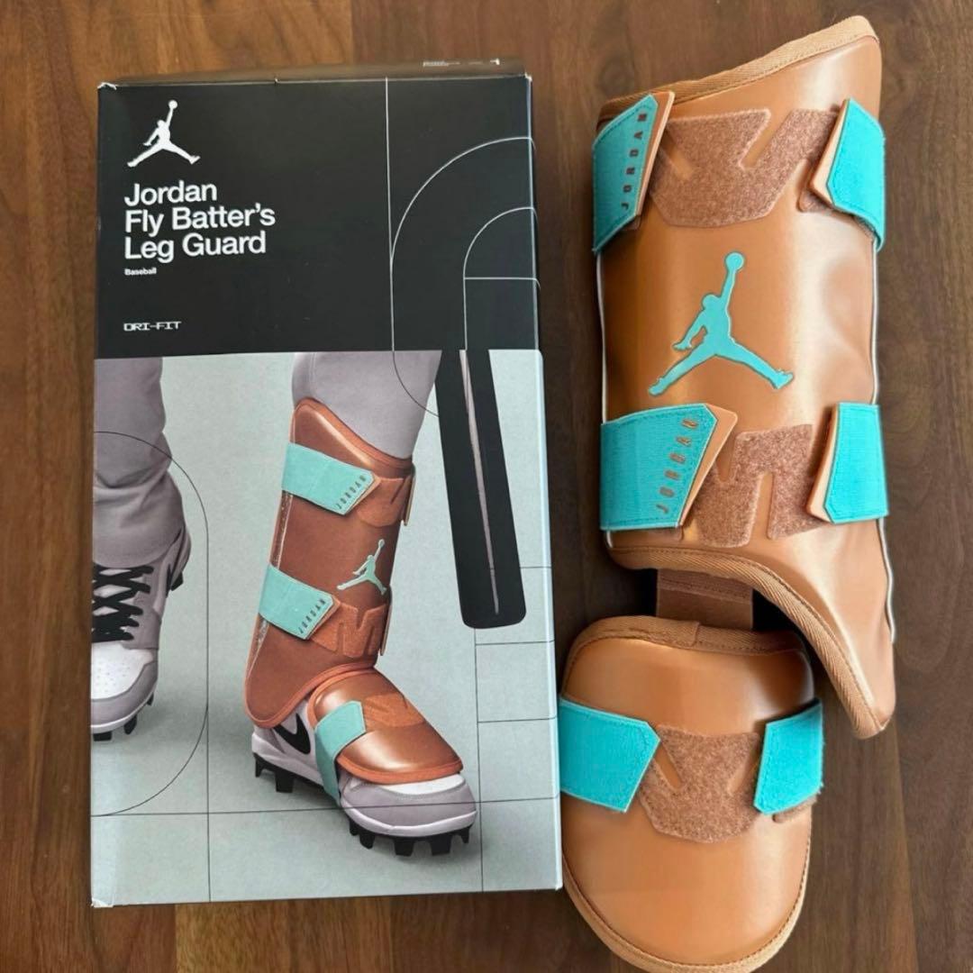 新品★NIKE JORDAN フライ バッターズレッグガード 左打者用