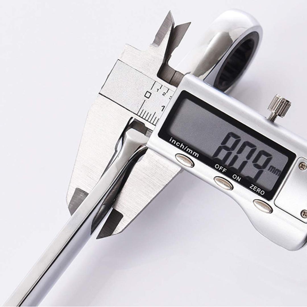 コンビネーションレンチセット 717mm 7本組 板ラチェットレンチ