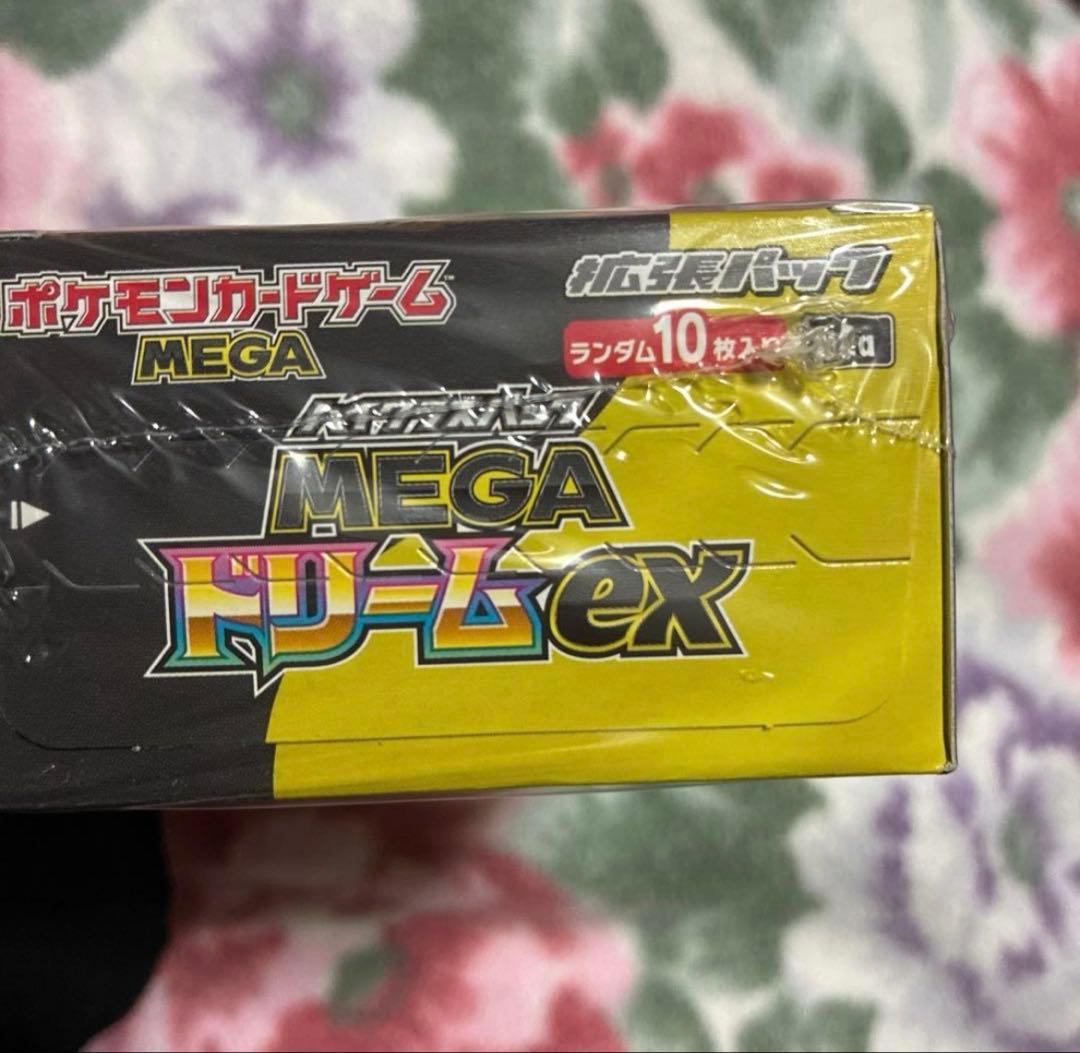 シュリンク付き　ポケモンカードゲーム　 MEGA ドリームex 1BOX