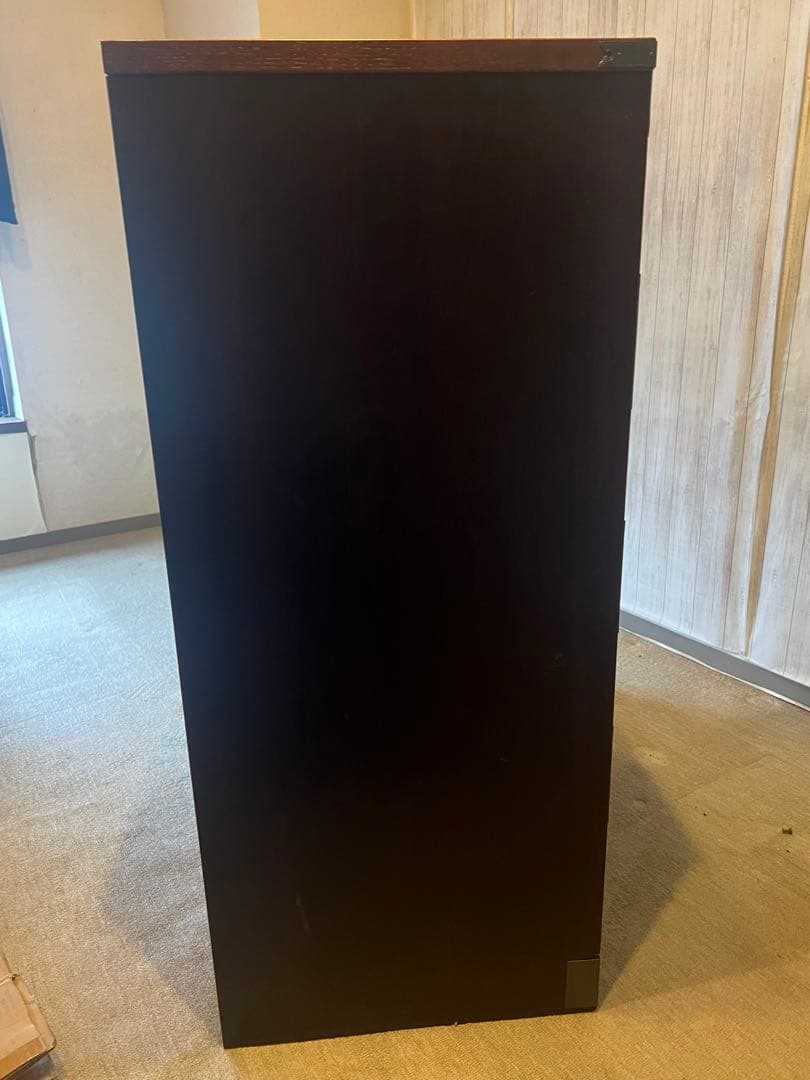 木製階段型箪笥 ダークブラウン