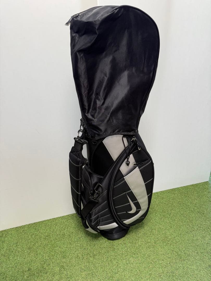 Nike キャディバッグ ブラック グレー ゴルフ ナイキ ケース