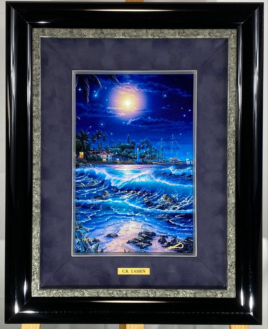 【美品版画】クリスチャン R ラッセン『ラハイナ シンフォニー 』キャンパス