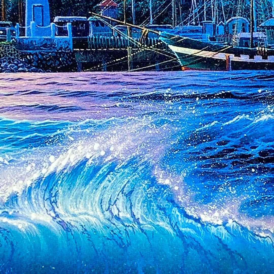 【美品版画】クリスチャン R ラッセン『ラハイナ シンフォニー 』キャンパス