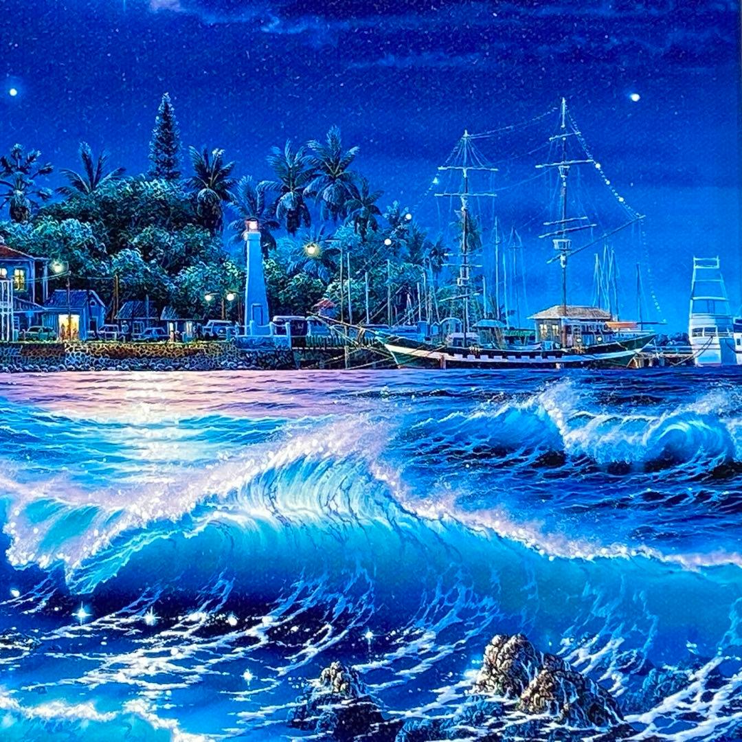 【美品版画】クリスチャン R ラッセン『ラハイナ シンフォニー 』キャンパス