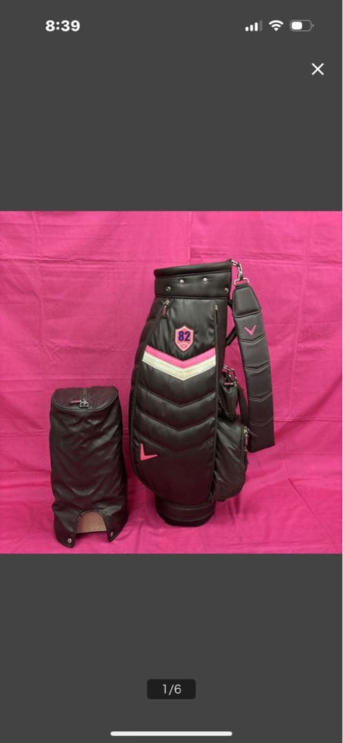 女性用　キャロウェイ　キャディバック