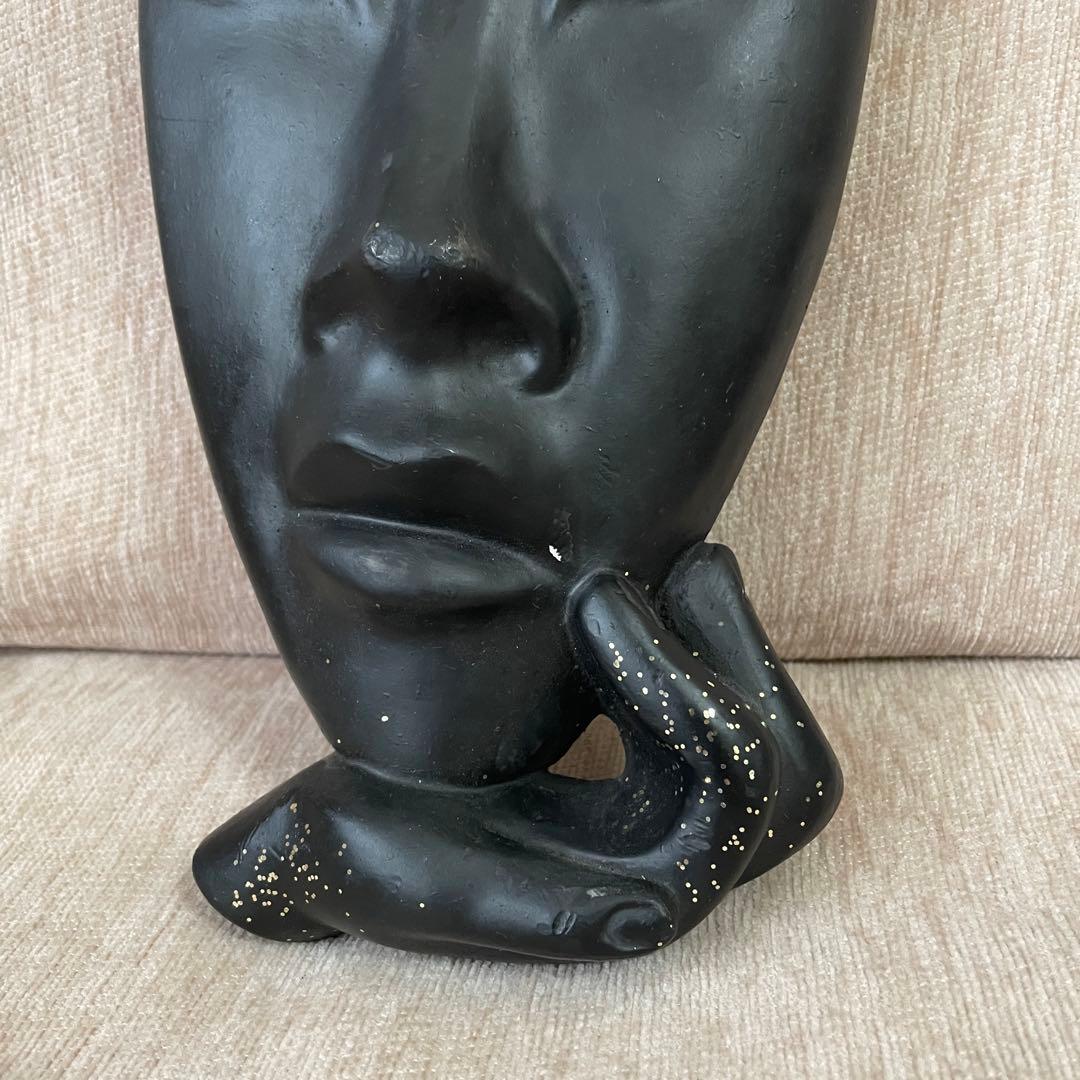 50sアメリカアンティーク仮面ハーレークイーン壁掛けUSAヴィンテージロカビリー