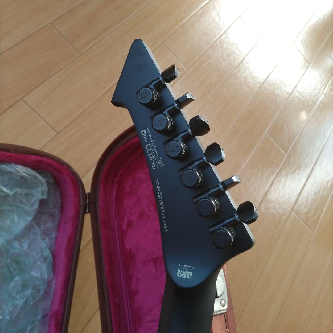 LTD エクスプローラータイプ エレキギター マットブラック メタリカ