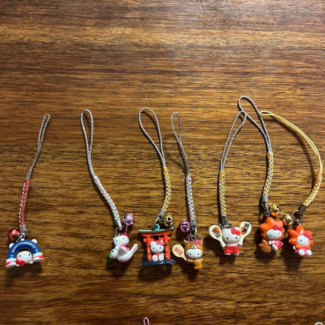 ご当地ハローキティ　根付けキーホルダー20個セット中国四国地方ほか