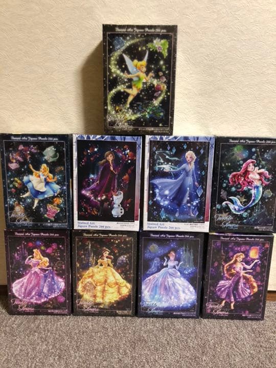 ディズニー　ジグソーパズル　ステンドピース266　ヒロイン　プリンセス