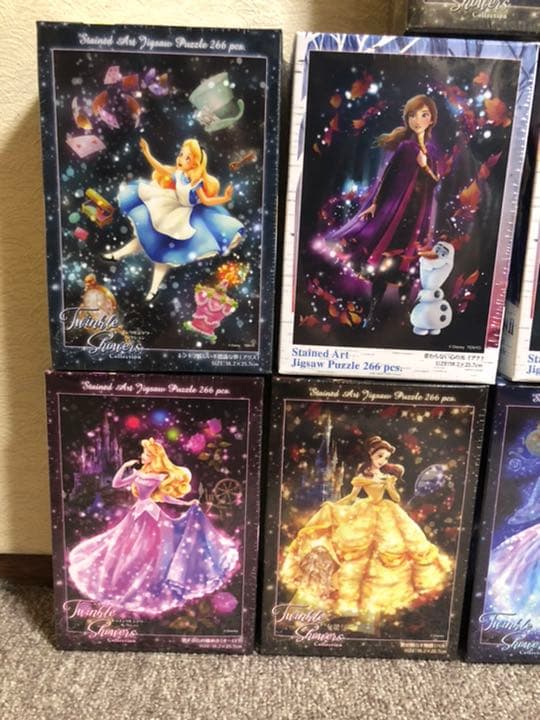 ディズニー　ジグソーパズル　ステンドピース266　ヒロイン　プリンセス