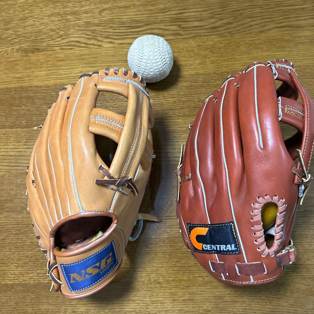 PIGEON & CENTRAL 野球グローブセット