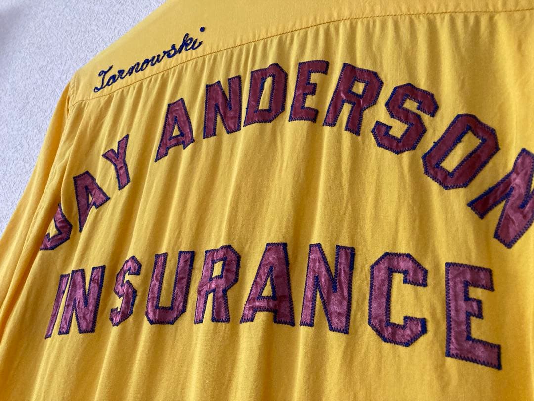 最終価格！60s service bowling shirt マチ付きシャツ