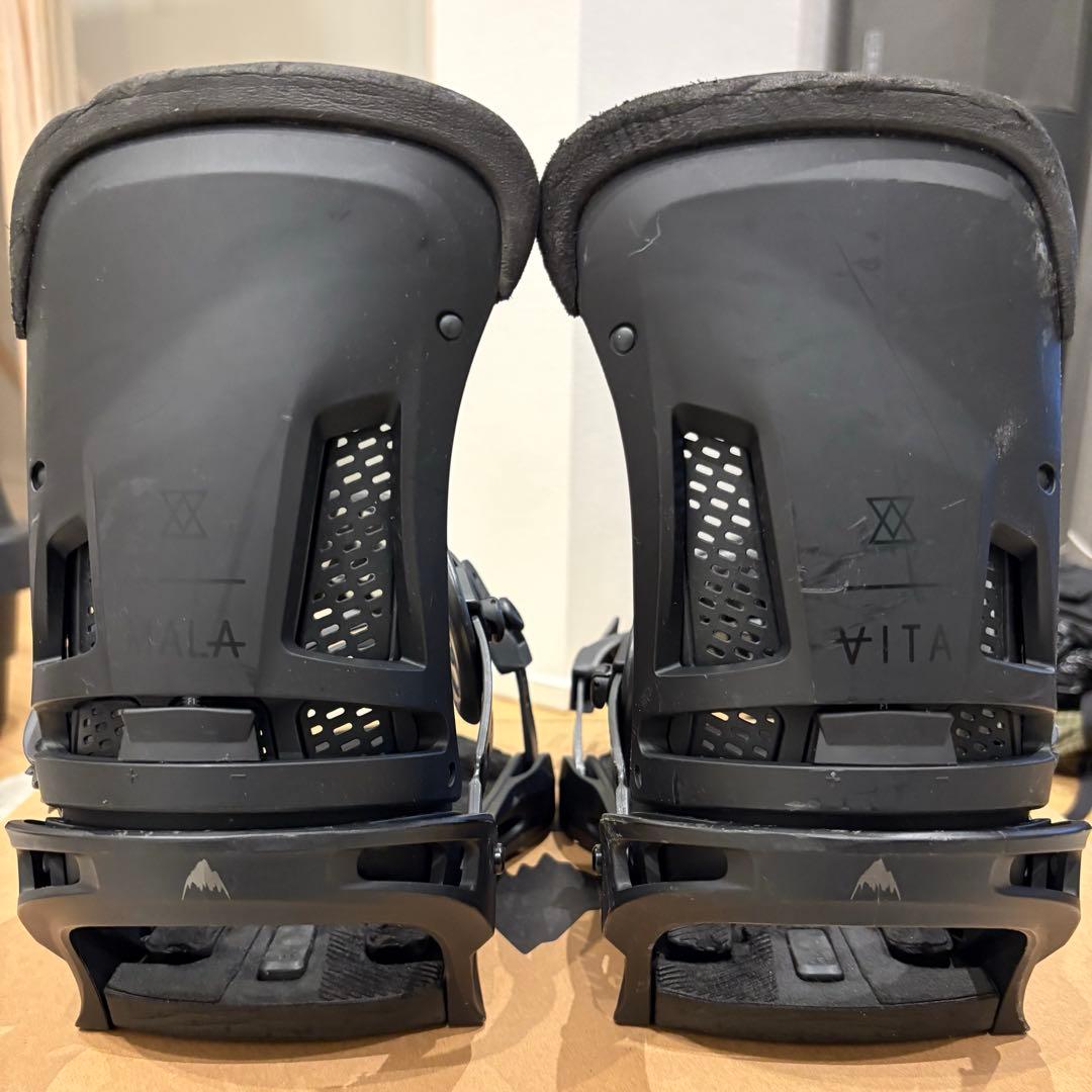 Burton マラビータ M リフレックス ブラック スノーボードビンディング