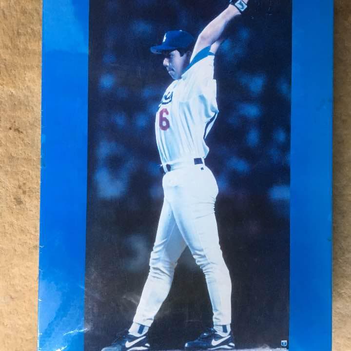 ドジャース1年目の野茂投手のジグソーパズル