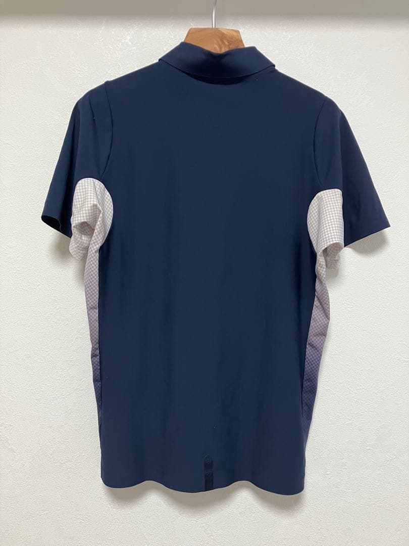 【g－arc】デサント　ネイビー 半袖ポロシャツ メンズ　週末値下げ