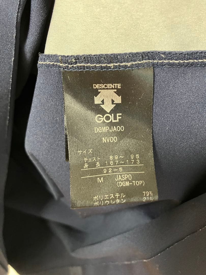 【g－arc】デサント　ネイビー 半袖ポロシャツ メンズ　週末値下げ