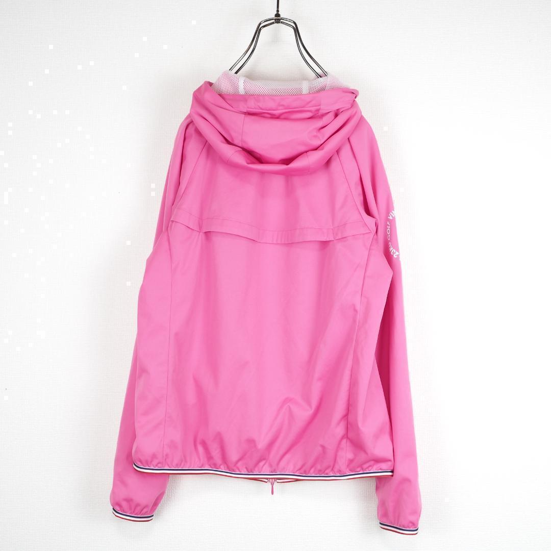 G491*23区ゴルフ ナイロン パーカー ピンク 1 M 軽量 春夏 撥水