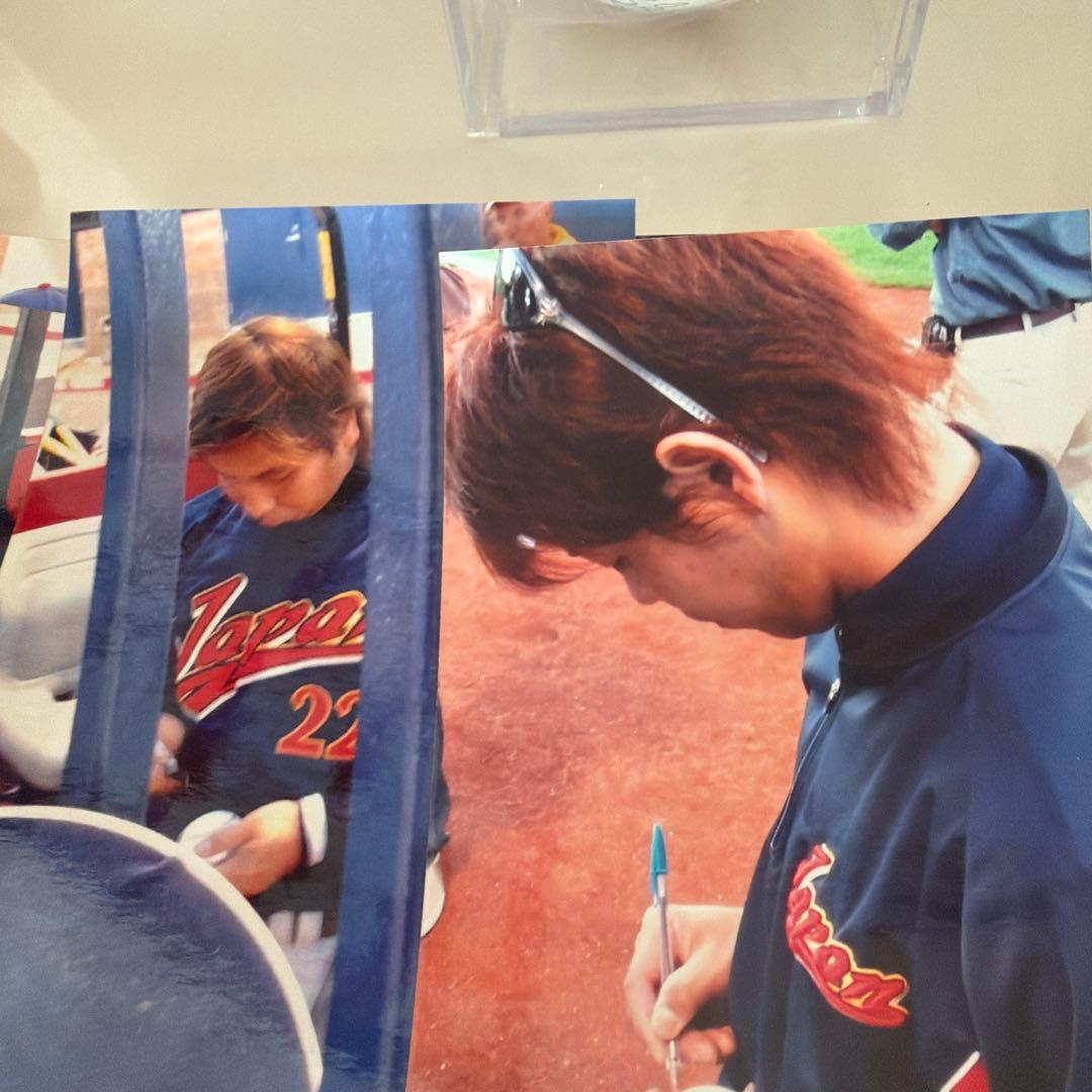 WBC2009 寄せ書きサインボール 20数名 ダルビッシュ 松坂大輔 里崎など