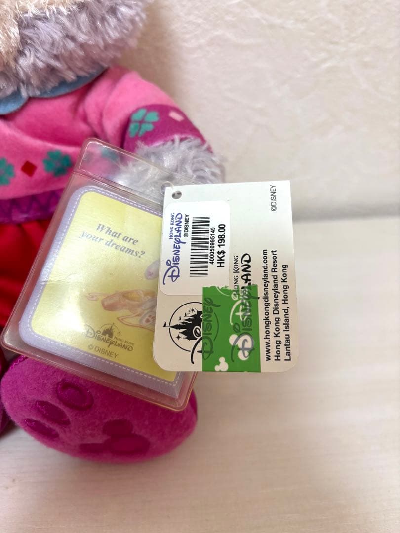 [美品]香港ディズニー　ステラルー　ぬいぐるみ　2018 クリスマス　SSサイズ