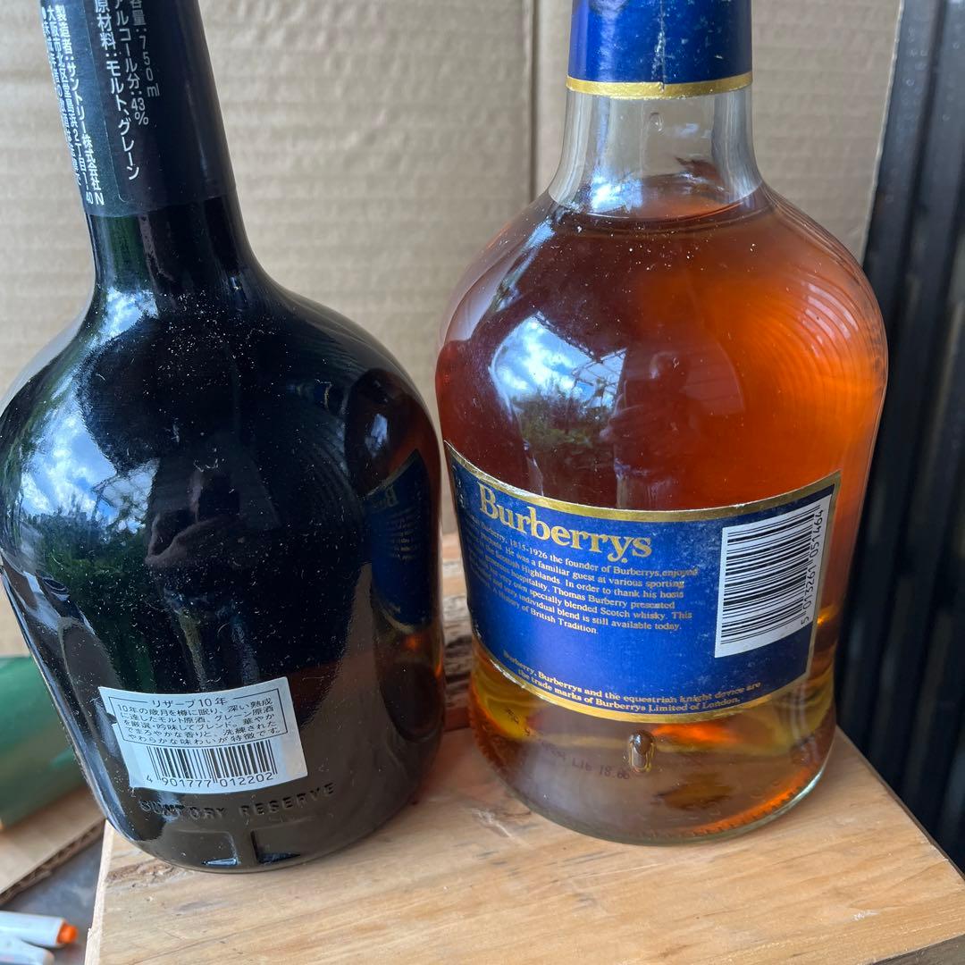 リザーブ10年　バーバリー12年　２本セット