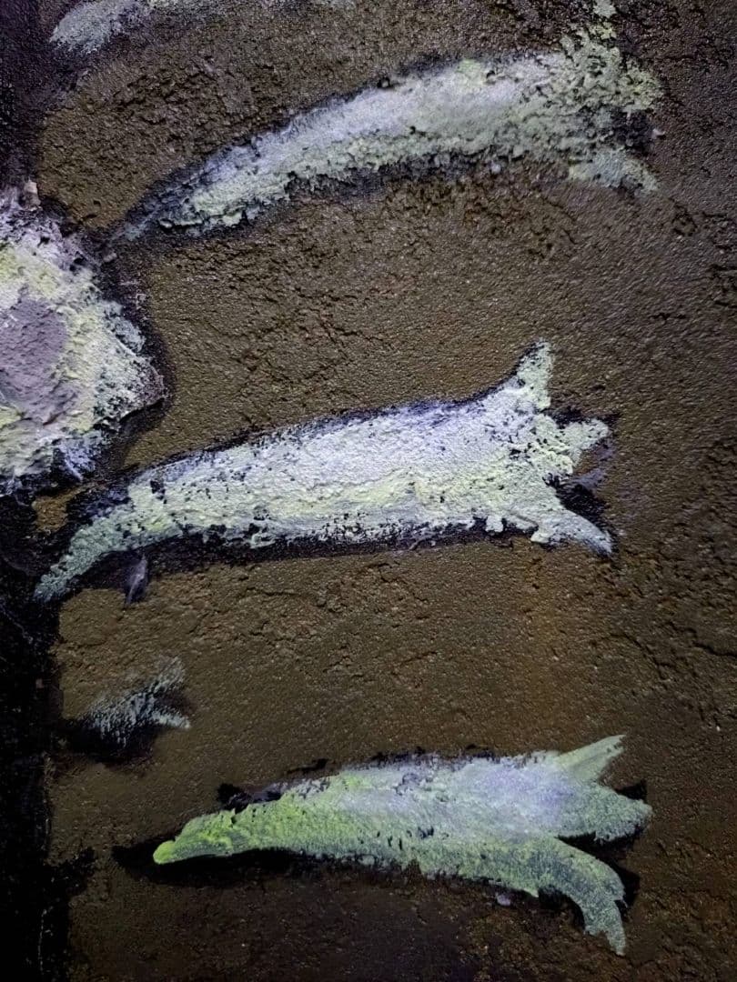 【F10号】香月泰男【花】手描き作品/表裏サイン有/油彩/油絵/岩彩/額縁/逸品